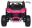 [JL218] Buggy RACING Road 2000 dwuosobowy na akumulator 4x120W 24V/7Ah pilot MP3 wolny start - różowy