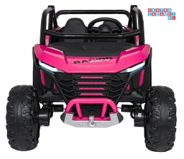 [JL218] Buggy RACING Road 2000 dwuosobowy na akumulator 4x120W 24V/7Ah pilot MP3 wolny start - różowy