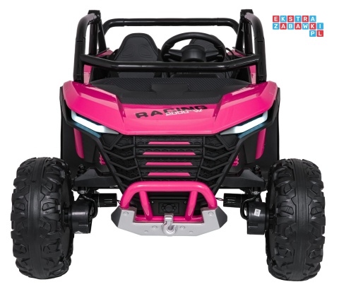 [JL218] Buggy RACING Road 2000 dwuosobowy na akumulator 4x120W 24V/7Ah pilot MP3 wolny start - różowy