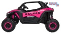 [JL218] Buggy RACING Road 2000 dwuosobowy na akumulator 4x120W 24V/7Ah pilot MP3 wolny start - różowy