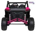 [JL218] Buggy RACING Road 2000 dwuosobowy na akumulator 4x120W 24V/7Ah pilot MP3 wolny start - różowy