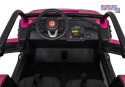 [JL218] Buggy RACING Road 2000 dwuosobowy na akumulator 4x120W 24V/7Ah pilot MP3 wolny start - różowy