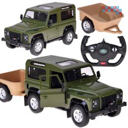 [RC0712 ZI] Rastar auto zdalnie sterowane Land Rover Defender 1:14 pilot oświetlenie