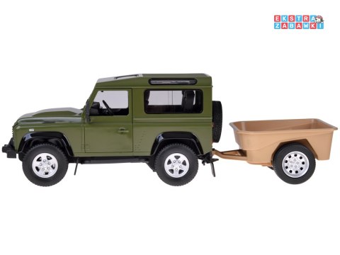 [RC0712 ZI] Rastar auto zdalnie sterowane Land Rover Defender 1:14 pilot oświetlenie