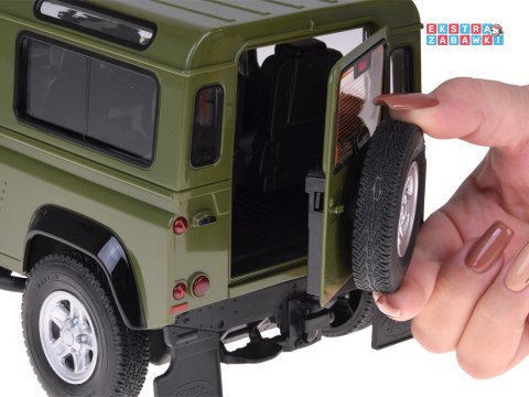 [RC0712 ZI] Rastar auto zdalnie sterowane Land Rover Defender 1:14 pilot oświetlenie