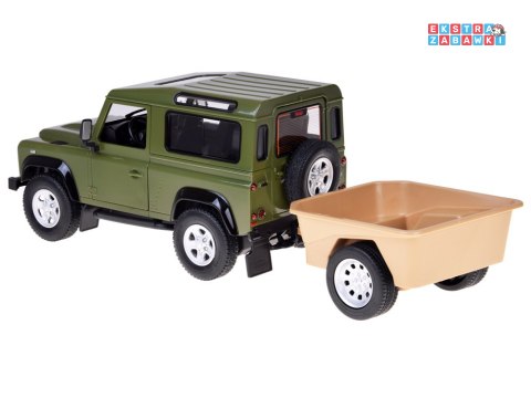 [RC0712 ZI] Rastar auto zdalnie sterowane Land Rover Defender 1:14 pilot oświetlenie