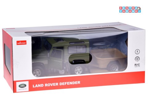 [RC0712 ZI] Rastar auto zdalnie sterowane Land Rover Defender 1:14 pilot oświetlenie