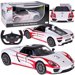 [RC0711 BI] Rastar auto zdalnie sterowane Porsche 918 Spyder 1:14 pilot oświetlenie