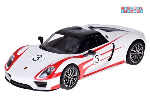 [RC0711 BI] Rastar auto zdalnie sterowane Porsche 918 Spyder 1:14 pilot oświetlenie