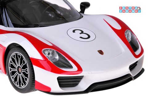 [RC0711 BI] Rastar auto zdalnie sterowane Porsche 918 Spyder 1:14 pilot oświetlenie