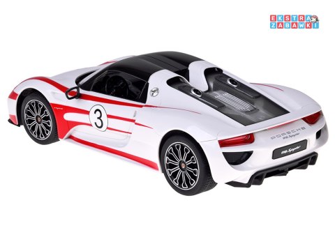[RC0711 BI] Rastar auto zdalnie sterowane Porsche 918 Spyder 1:14 pilot oświetlenie