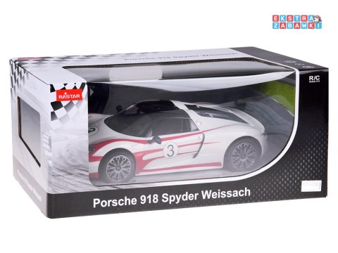[RC0711 BI] Rastar auto zdalnie sterowane Porsche 918 Spyder 1:14 pilot oświetlenie