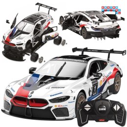 Rastar model 1:18 do złożenia BMW M8 GTE auto sterowane na pilota RC0708
