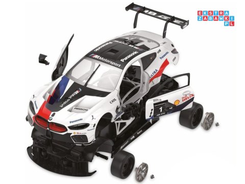 Rastar model 1:18 do złożenia BMW M8 GTE auto sterowane na pilota RC0708