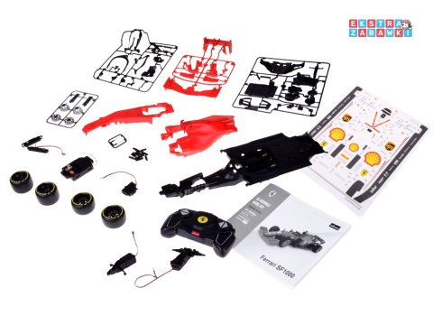 [RC0706] Rastar model do złożenia Ferrari SF1000 1:16 bolid na pilota