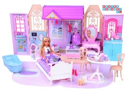 [ZA5694] Rozkładany domek dla lalki walizka mebelki lalka Anlily