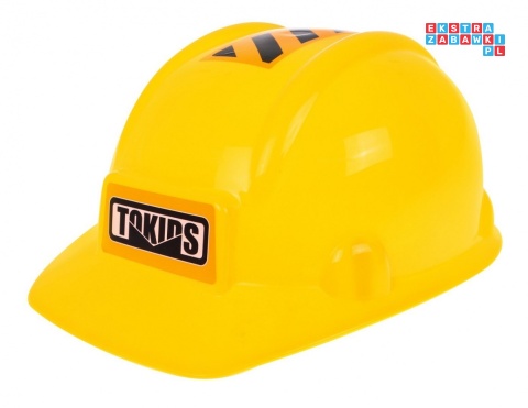 [609BM] Mały spychacz jeździk na akumulator 1x25W 6V/4Ah Kask Ruchoma łyżka Dźwięki - żółty