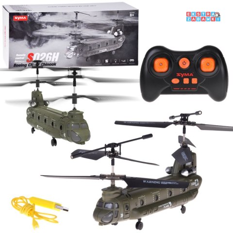 [RC0714] Syma S026H helikopter zdalnie sterowany Chinook stabilizacja GYRO