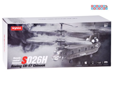 [RC0714] Syma S026H helikopter zdalnie sterowany Chinook stabilizacja GYRO