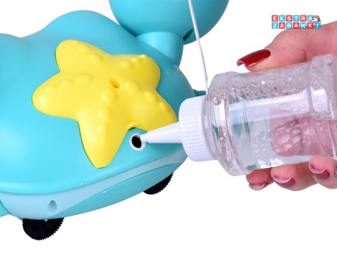 [ZA5717 NI] Uroczy chodzący krab na bańki mydlane automat maszyna świeci gra