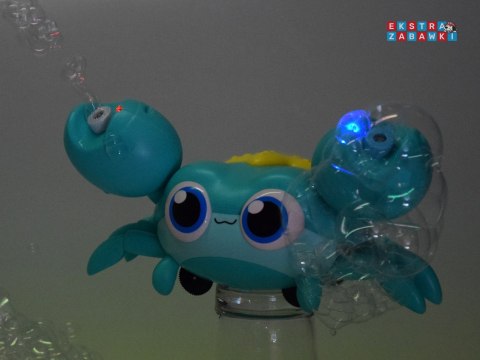 [ZA5717 NI] Uroczy chodzący krab na bańki mydlane automat maszyna świeci gra