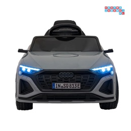 [BRD-2168] Audi SQ8 na akumulator 2x35W 12V/9Ah ekoskóra EVA bluetooth - szary