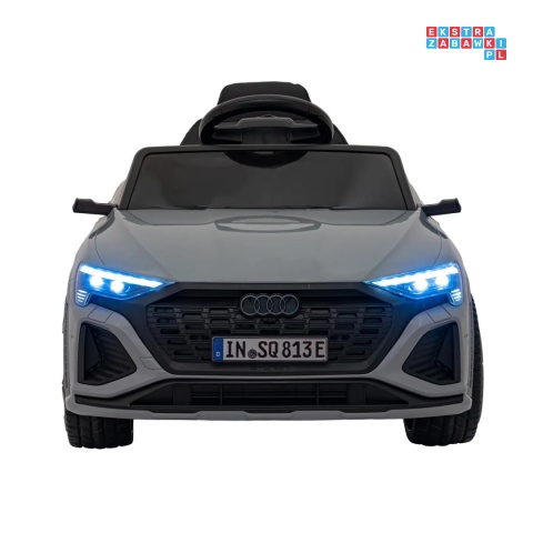 [BRD-2168] Audi SQ8 na akumulator 2x35W 12V/9Ah ekoskóra EVA bluetooth - szary