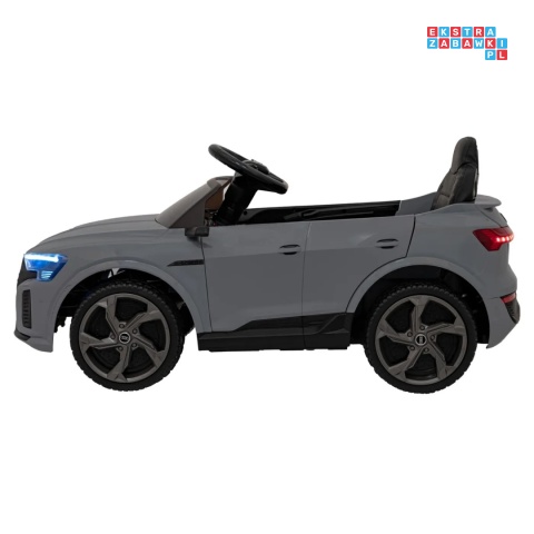 [BRD-2168] Audi SQ8 na akumulator 2x35W 12V/9Ah ekoskóra EVA bluetooth - szary