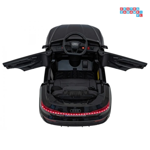 [BRD-2168] Audi SQ8 na akumulator 2x35W 12V/9Ah ekoskóra EVA bluetooth - czarny