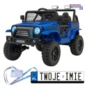 [XMX-637] Auto off road sportowe na akumulator 4x35W 12V/10Ah pilot EVA LED radio FM - niebieski