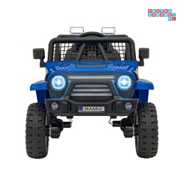 [XMX-637] Auto off road sportowe na akumulator 4x35W 12V/10Ah pilot EVA LED radio FM - niebieski