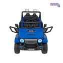 [XMX-637] Auto off road sportowe na akumulator 4x35W 12V/10Ah pilot EVA LED radio FM - niebieski