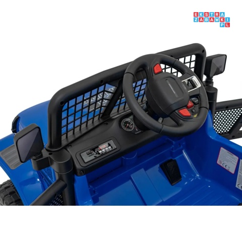 [XMX-637] Auto off road sportowe na akumulator 4x35W 12V/10Ah pilot EVA LED radio FM - niebieski