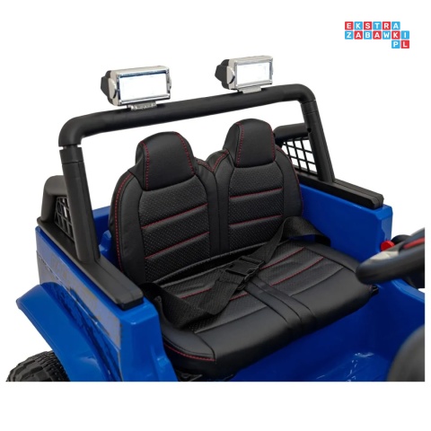 [XMX-637] Auto off road sportowe na akumulator 4x35W 12V/10Ah pilot EVA LED radio FM - niebieski