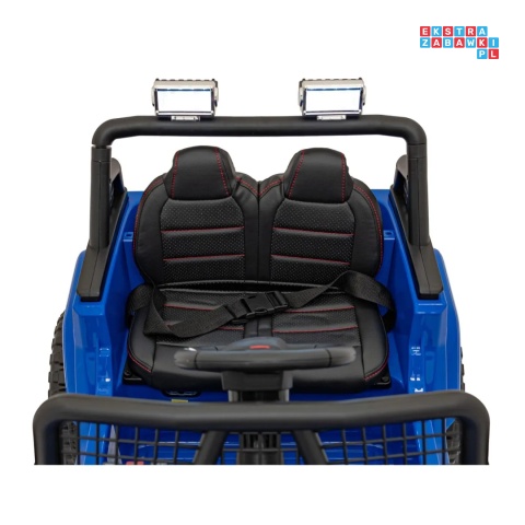 [XMX-637] Auto off road sportowe na akumulator 4x35W 12V/10Ah pilot EVA LED radio FM - niebieski