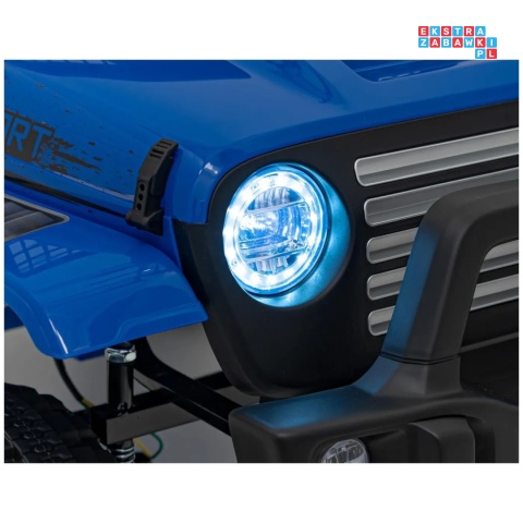 [XMX-637] Auto off road sportowe na akumulator 4x35W 12V/10Ah pilot EVA LED radio FM - niebieski