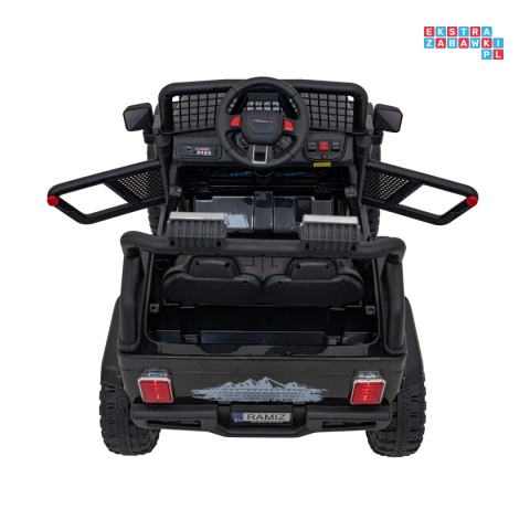 [XMX-637] Auto off road sportowe na akumulator 4x35W 12V/10Ah pilot EVA LED radio FM - czarny