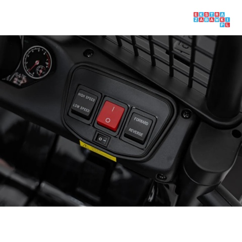 [XMX-637] Auto off road sportowe na akumulator 4x35W 12V/10Ah pilot EVA LED radio FM - czarny