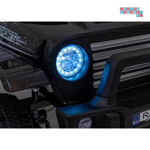 [XMX-637] Auto off road sportowe na akumulator 4x35W 12V/10Ah pilot EVA LED radio FM - czarny