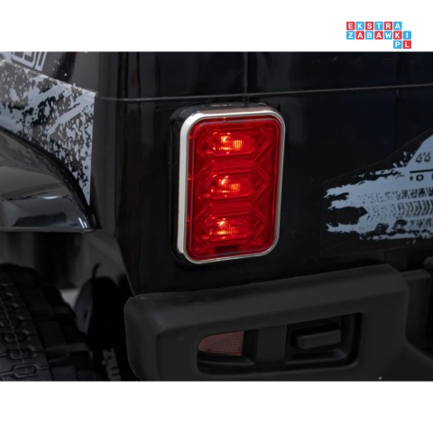 [XMX-637] Auto off road sportowe na akumulator 4x35W 12V/10Ah pilot EVA LED radio FM - czarny