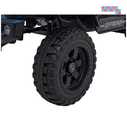 [XMX-637] Auto off road sportowe na akumulator 4x35W 12V/10Ah pilot EVA LED radio FM - czarny