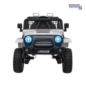 [XMX-637] Auto off road sportowe na akumulator 4x35W 12V/10Ah pilot EVA LED radio FM - biały