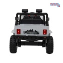 [XMX-637] Auto off road sportowe na akumulator 4x35W 12V/10Ah pilot EVA LED radio FM - biały