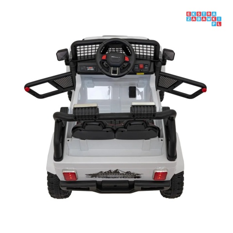 [XMX-637] Auto off road sportowe na akumulator 4x35W 12V/10Ah pilot EVA LED radio FM - biały