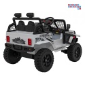 [XMX-637] Auto off road sportowe na akumulator 4x35W 12V/10Ah pilot EVA LED radio FM - biały