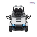 [XMX-637] Auto off road sportowe na akumulator 4x35W 12V/10Ah pilot EVA LED radio FM - biały
