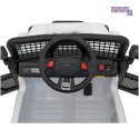 [XMX-637] Auto off road sportowe na akumulator 4x35W 12V/10Ah pilot EVA LED radio FM - biały