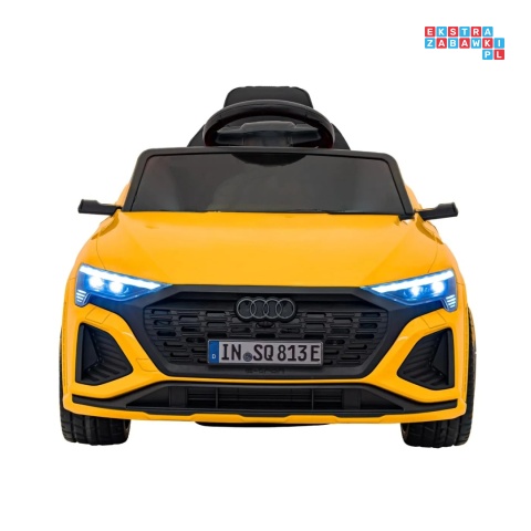 [BRD-2168] Audi SQ8 na akumulator 2x35W 12V/9Ah ekoskóra EVA bluetooth - żółty