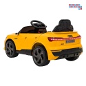 [BRD-2168] Audi SQ8 na akumulator 2x35W 12V/9Ah ekoskóra EVA bluetooth - żółty