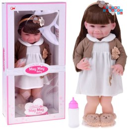 [ZA5830] Duża lalka dziewczynka 55 cm - uroczy wygląd i figlarny uśmiech